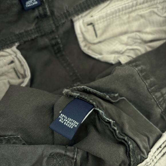 Banana Republic Cargo Pants Womens 4 Straight Leg Stretch Utility Khaki Green - Picture 6 of 6